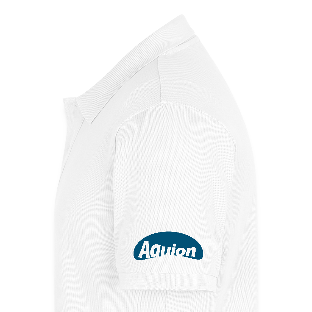 Aquion / Ich trinke täglich - 100% Bio Premium Poloshirt - Weiß