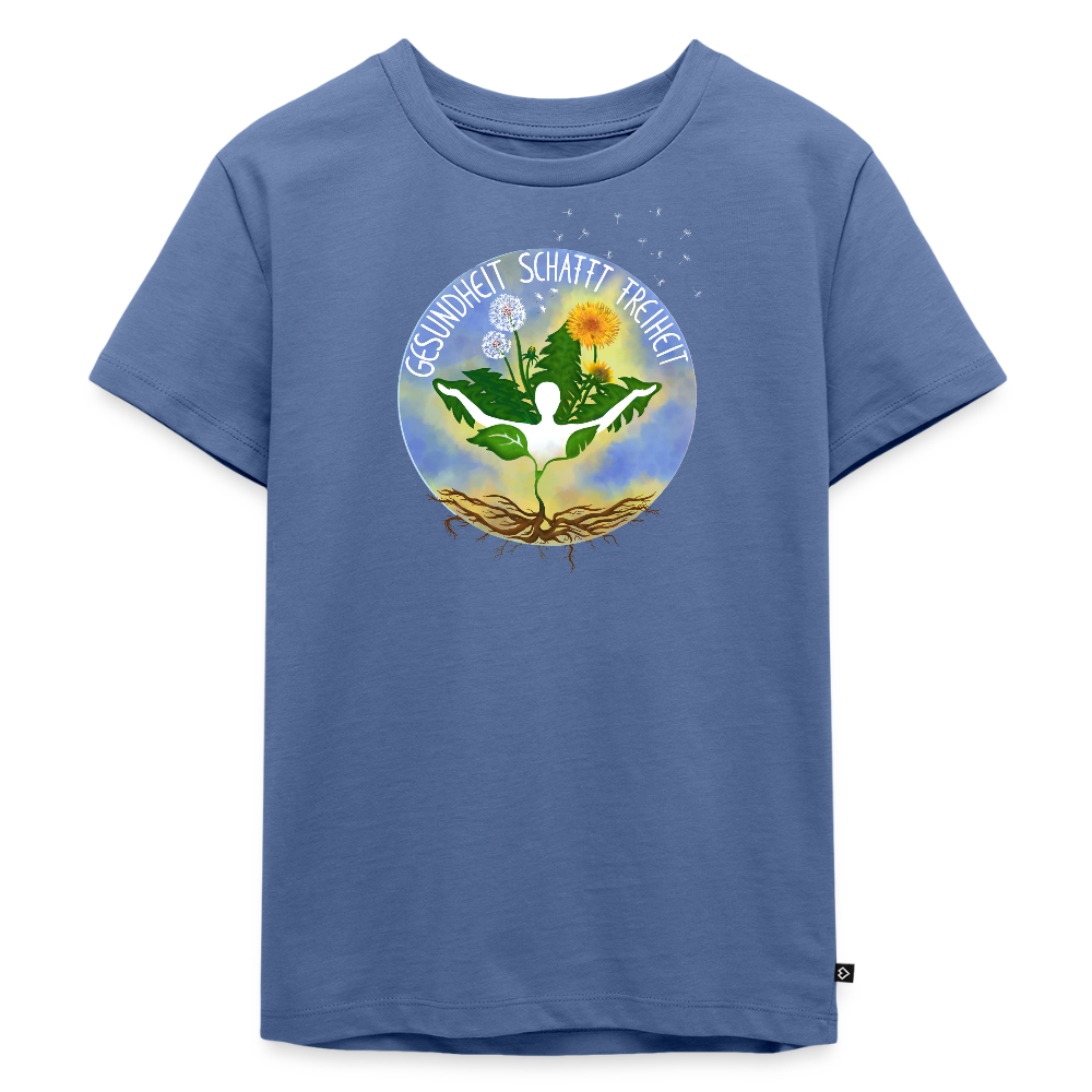 Gesundheit schafft Freiheit (Ich kann alles) / Kinder Premium T-Shirt - Taubenblau