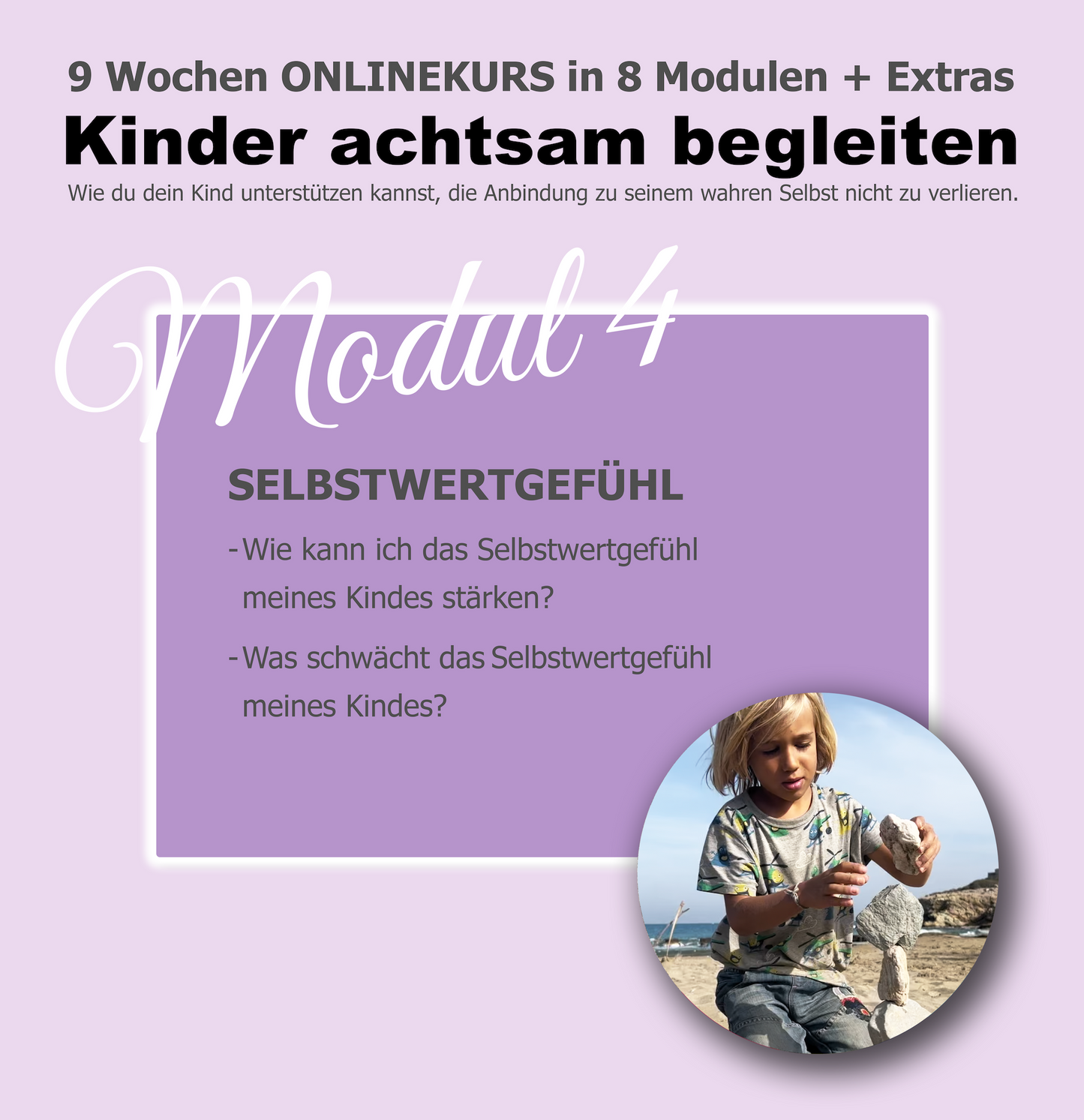 ONLINEKURS - Kinder achtsam begleiten