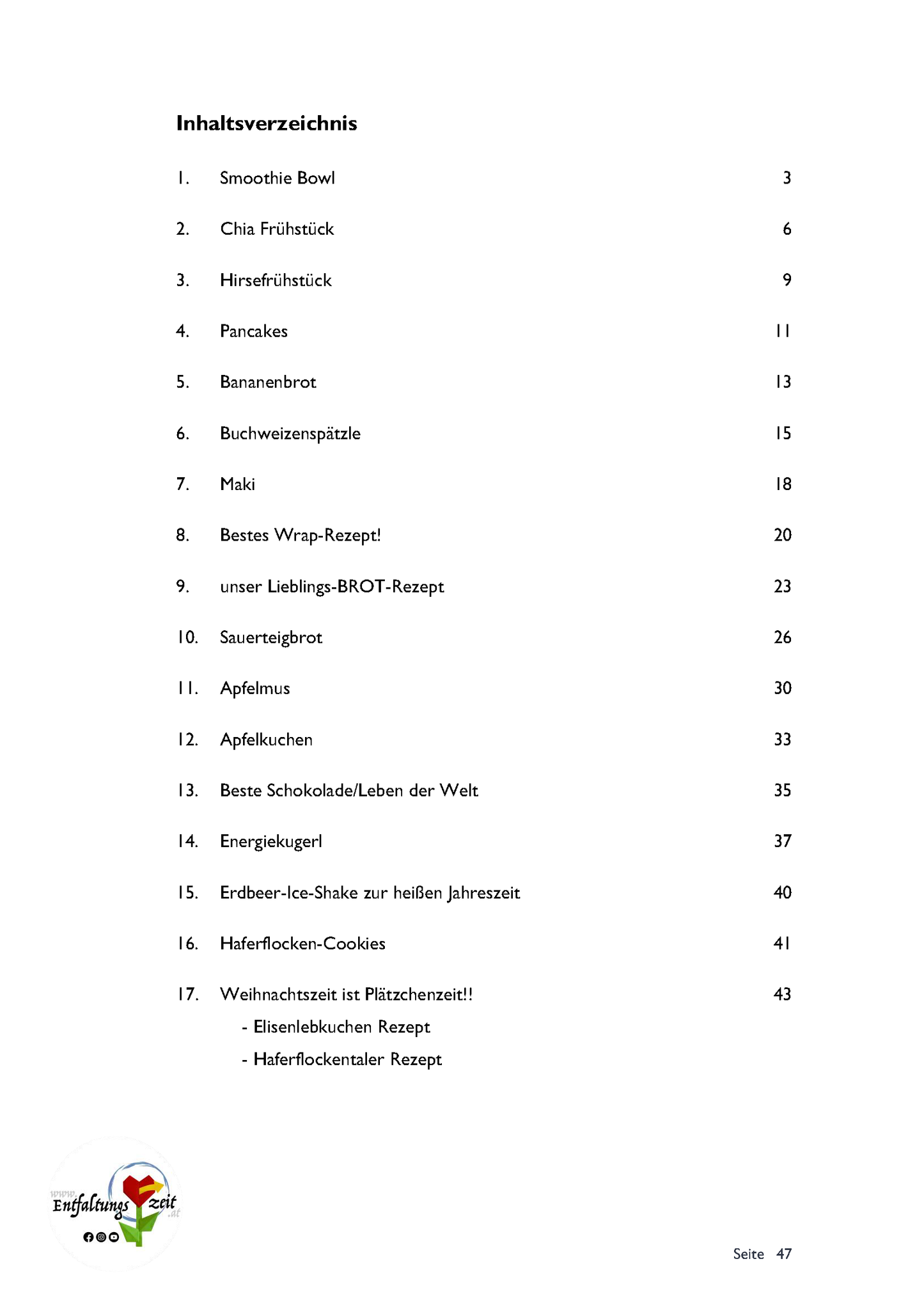 Gesunde Ernährung für die ganze Familie - Teil 2 Rezepte / eBook