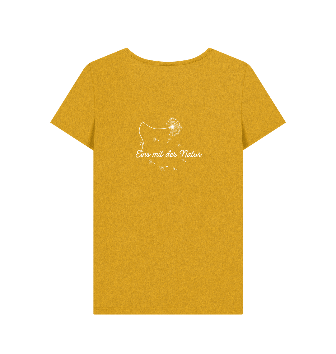 Sunflower Yellow Recycled Printed T-Shirt Back
