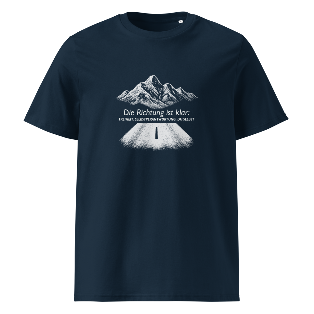 Richtung - Unisex-Bio-Baumwoll-T-Shirt