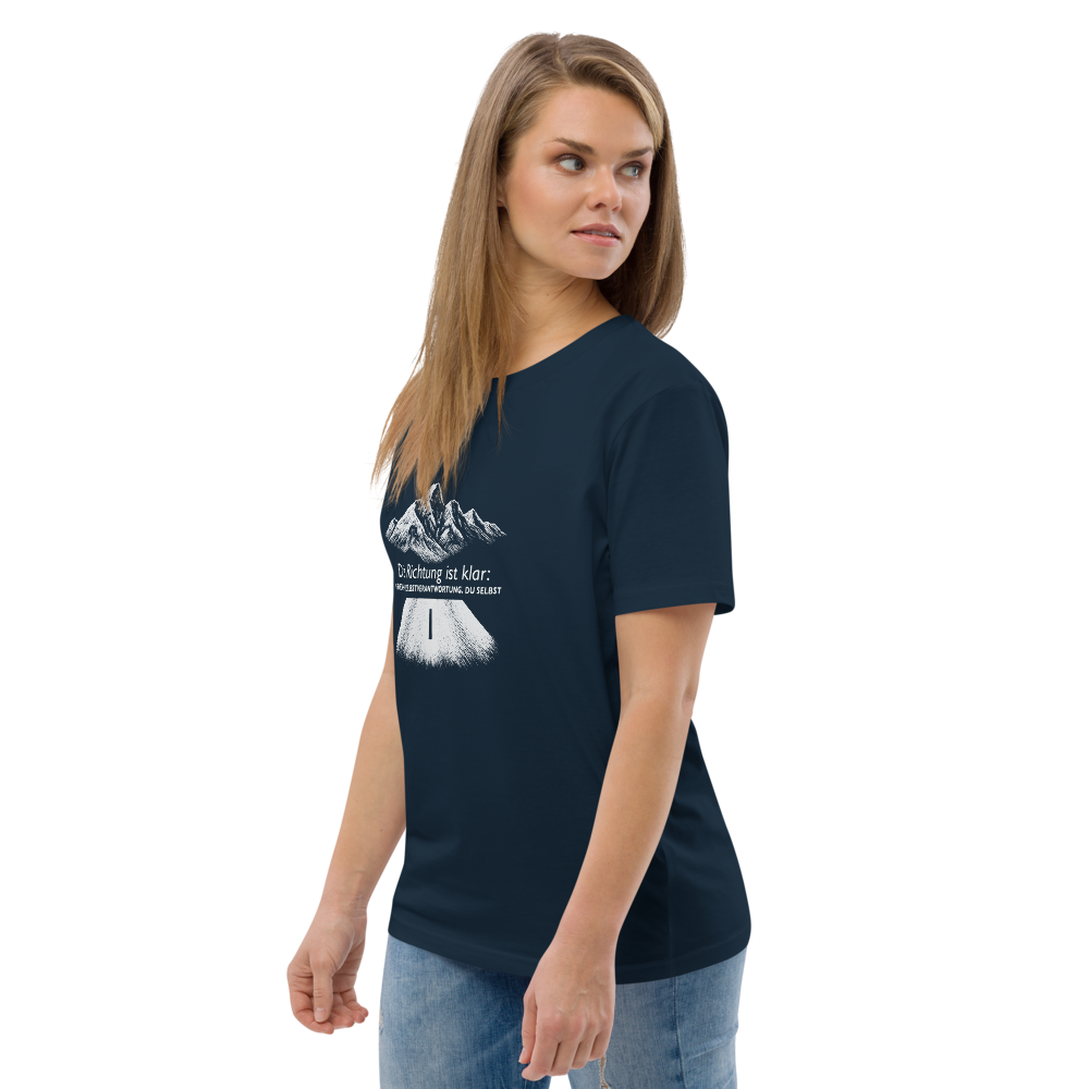 Richtung - Unisex-Bio-Baumwoll-T-Shirt