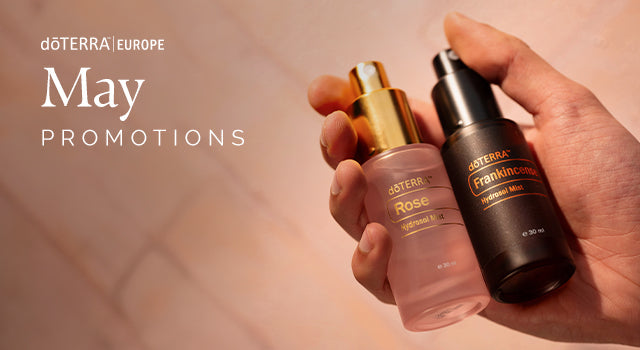 Der Mai ist da! Entdecken Sie die exklusiven Aktionen von dōTERRA Europe