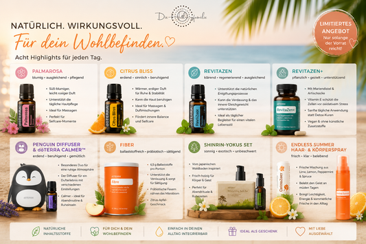 dōTERRA Monatsangebote August 2026 – Sommer, Selfcare & neue Lieblingsprodukte