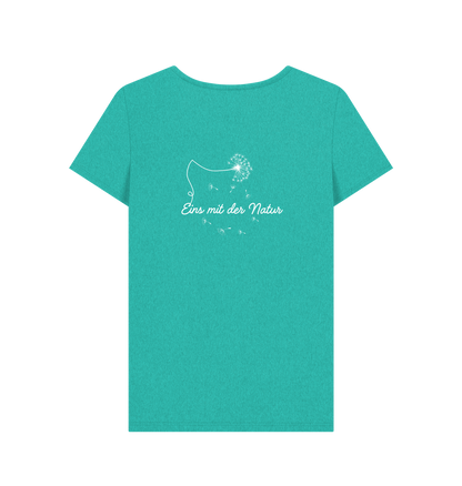 Seagrass Green Recycled Printed T-Shirt Back