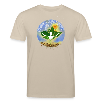Gesundheit schafft Freiheit (FREI) / 100% Bio T-Shirt Herren - Beige