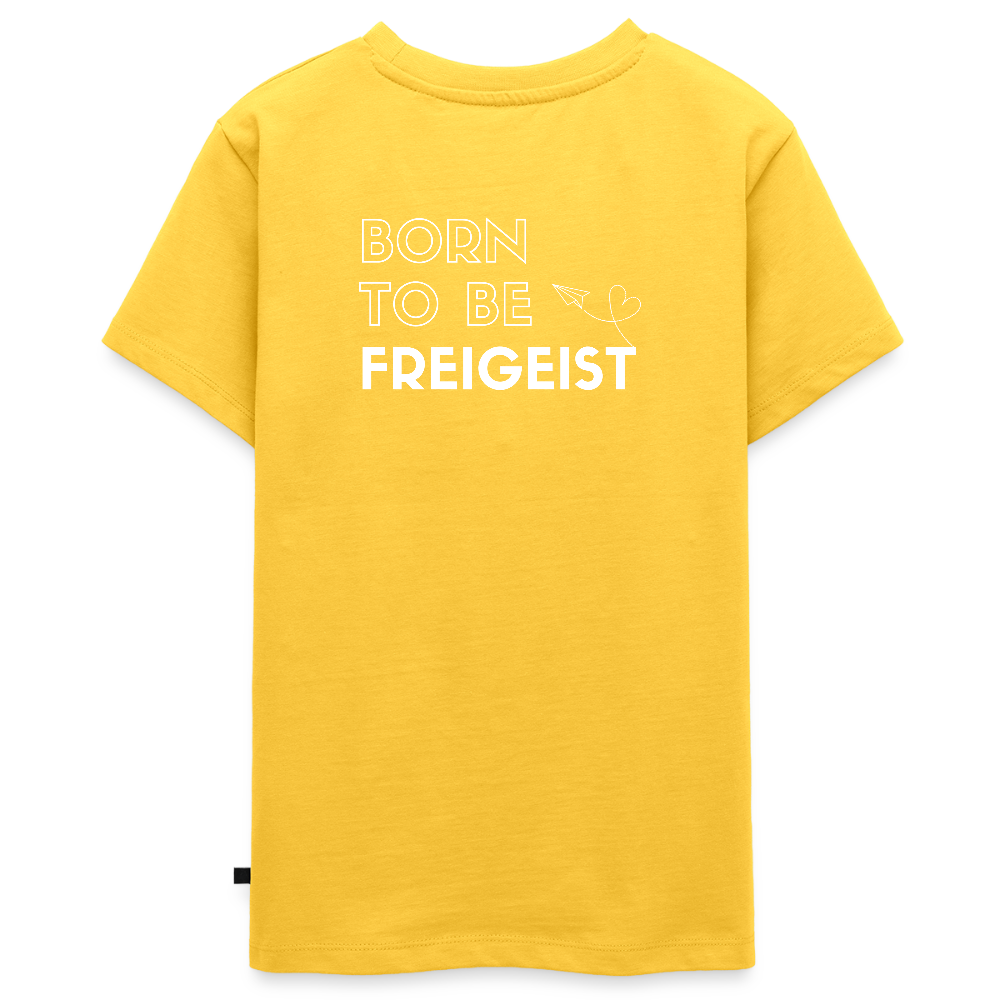 Gesundheit schafft Freiheit (Born to be Freigeist) / Teenager Premium T-Shirt - Gelb