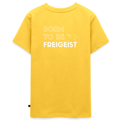 Gesundheit schafft Freiheit (Born to be Freigeist) / Teenager Premium T-Shirt - Gelb
