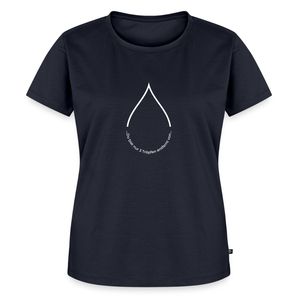 Nur 3 Trōpfen entfernt v2 - Frauen Premium T-Shirt - Navy