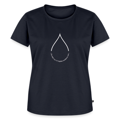 Nur 3 Trōpfen entfernt v2 - Frauen Premium T-Shirt - Navy