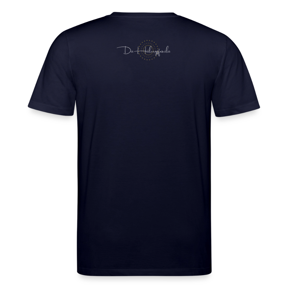Nur 3 Trōpfen entfernt v2 - Unisex Bio-T-Shirt - Navy
