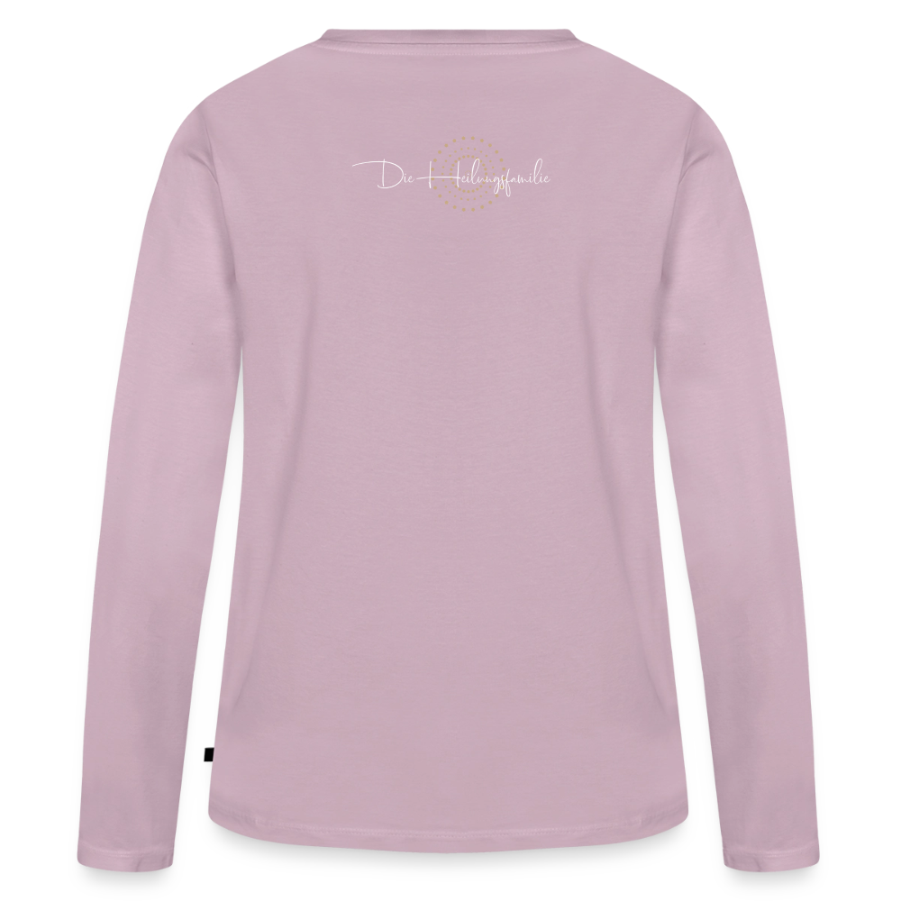 Nur 3 Trōpfen - Frauen Premium Langarmshirt - Altrosa