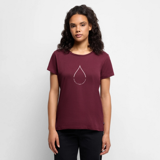 Nur 3 Trōpfen entfernt v2 - Frauen Premium T-Shirt - Burgunderrot