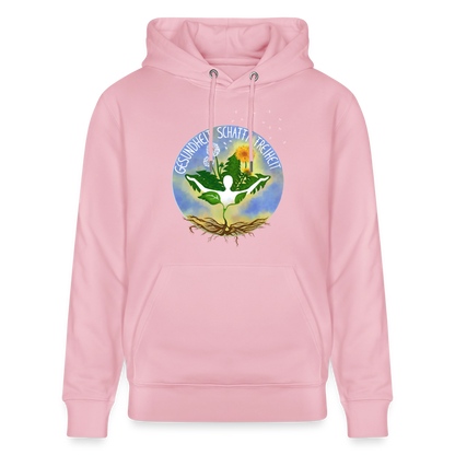 Gesundheit schafft Freiheit (FREI) / 100% Bio Unisex-Kapuzenpullover - Hellrosa