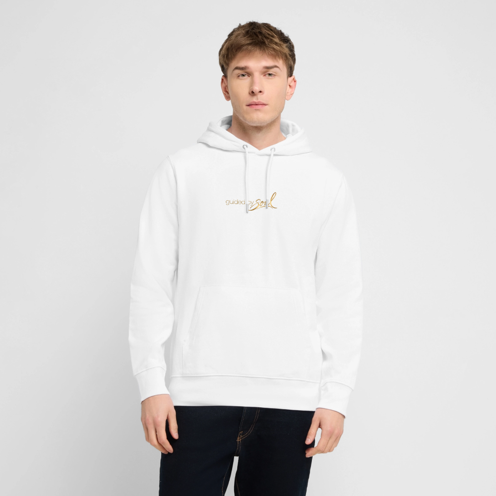 Guided by Soul - 100% Bio-Hoodie Unisex CRUISER - Weiß