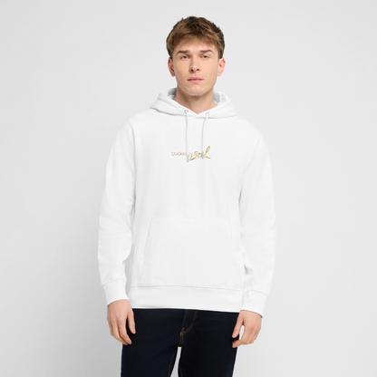 Guided by Soul - 100% Bio-Hoodie Unisex CRUISER - Weiß