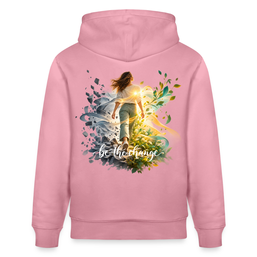 be the change /female - 100% Bio-Hoodie Unisex CRUISER - Lila Traum