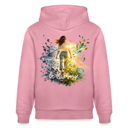 be the change /female - 100% Bio-Hoodie Unisex CRUISER - Lila Traum