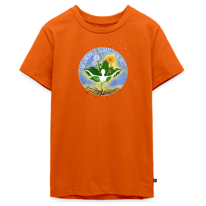 Gesundheit schafft Freiheit (Eins mit der Natur) / Teenager Premium T-Shirt - Orange 