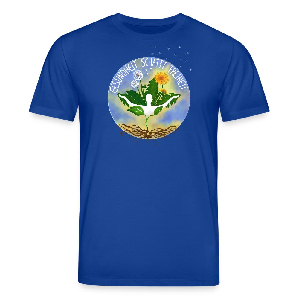 Gesundheit schafft Freiheit (Dein Weg) / 100% Bio T-Shirt Herren - Dunkelblau