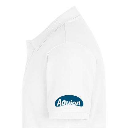 Aquion / Ich trinke täglich - 100% Bio Premium Poloshirt - Weiß