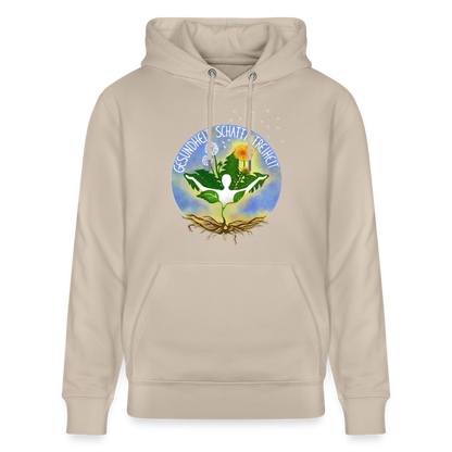 Gesundheit schafft Freiheit (FREI) / 100% Bio Unisex-Kapuzenpullover - Beige