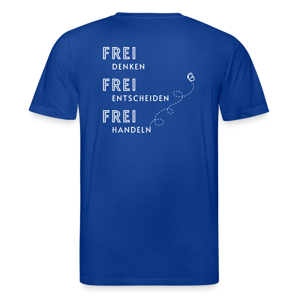 Gesundheit schafft Freiheit (FREI) / 100% Bio T-Shirt Herren - Dunkelblau