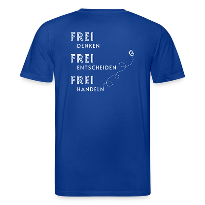 Gesundheit schafft Freiheit (FREI) / 100% Bio T-Shirt Herren - Dunkelblau