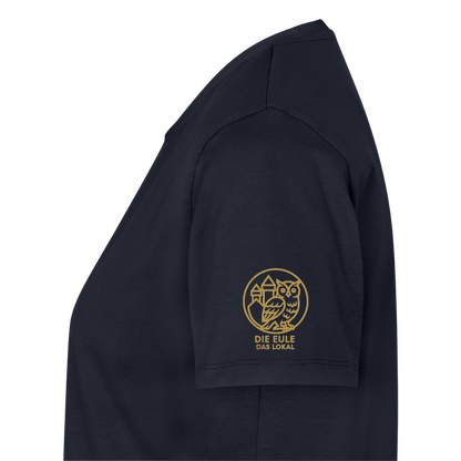 Die Eule / Gemeinsam losgehen - 100% BIO Frauen Premium T-Shirt - Navy