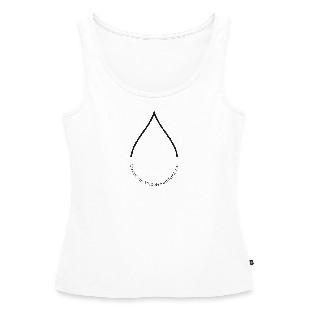 Nur 3 Trōpfen entfernt v2 - Frauen Premium Tank Top (Weiß) - Weiß