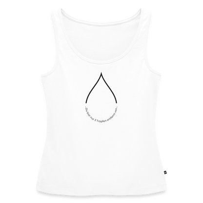 Nur 3 Trōpfen entfernt v2 - Frauen Premium Tank Top (Weiß) - Weiß