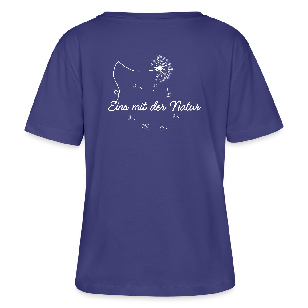 Gesundheit schafft Freiheit (Eins mit der Natur) / 100% Bio Frauen T-Shirt Relaxed Rundhals - Dämmerung