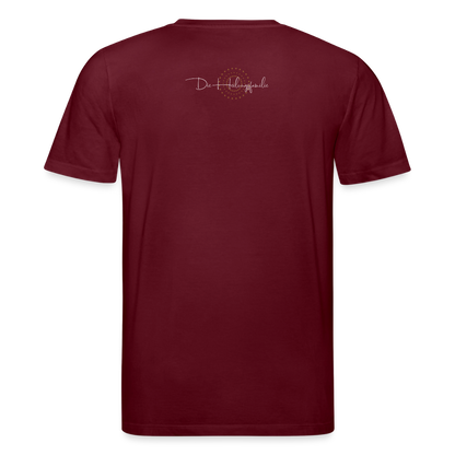 Nur 3 Trōpfen entfernt - Unisex Bio-T-Shirt - Burgunderrot