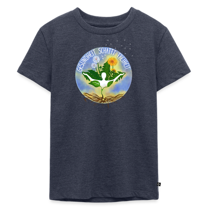 Gesundheit schafft Freiheit (Ich bin ein Wunder im Wachstum) / Kinder Premium T-Shirt - Jeansblau 