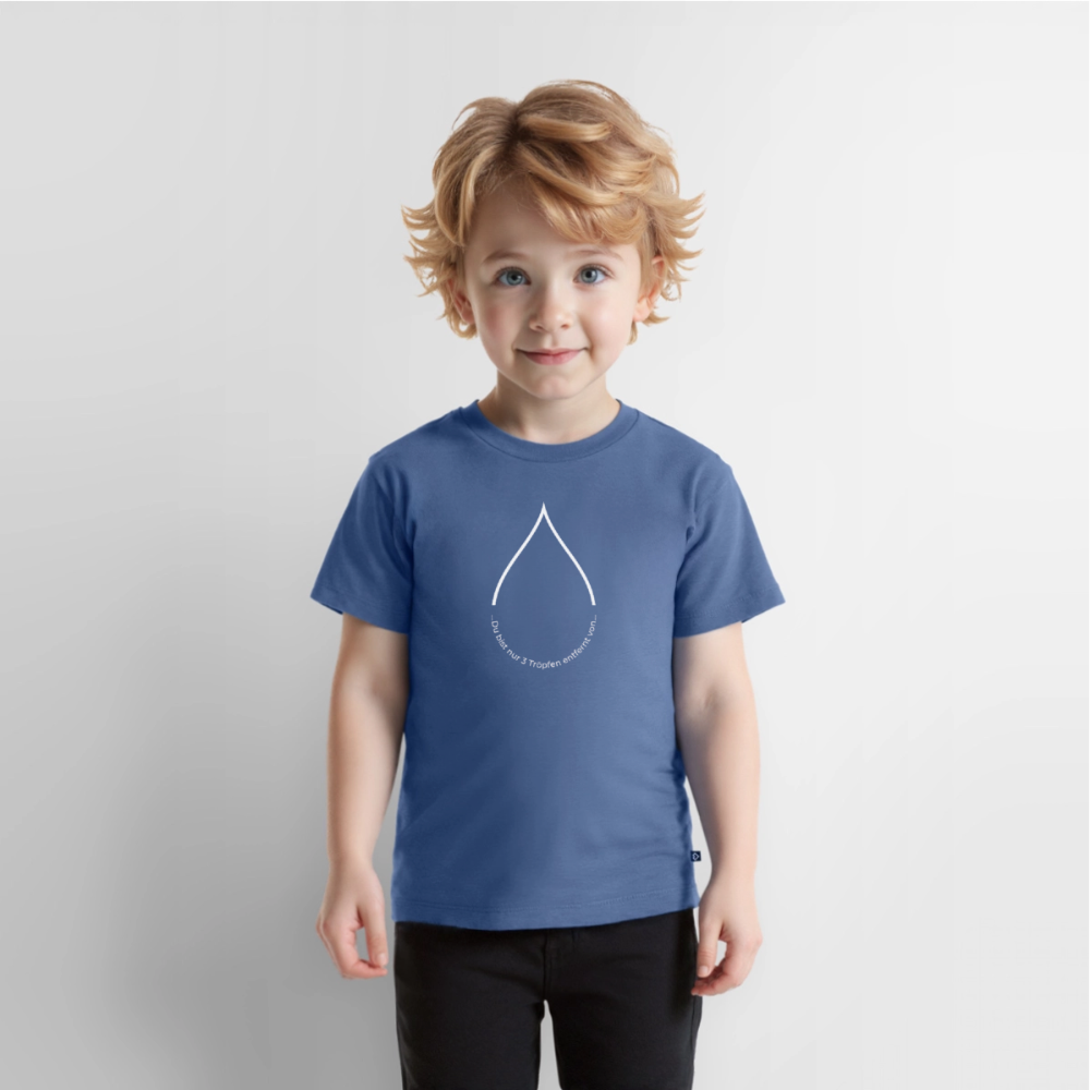 Nur 3 Trōpfen entfernt v2 - Kinder Premium T-Shirt - Taubenblau