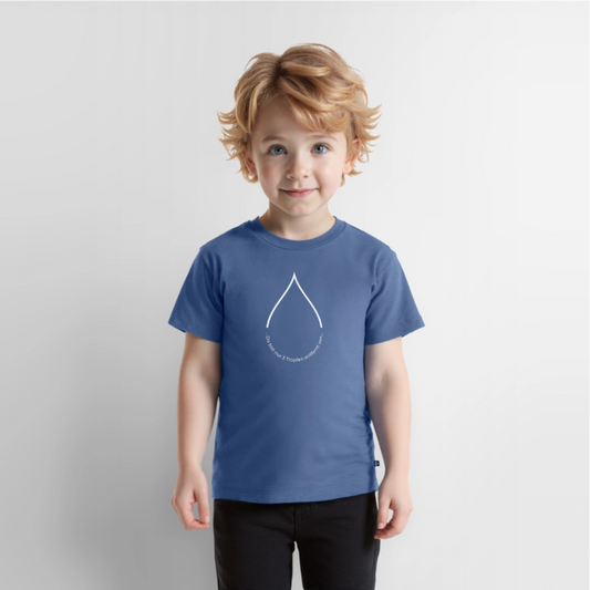 Nur 3 Trōpfen entfernt v2 - Kinder Premium T-Shirt - Taubenblau
