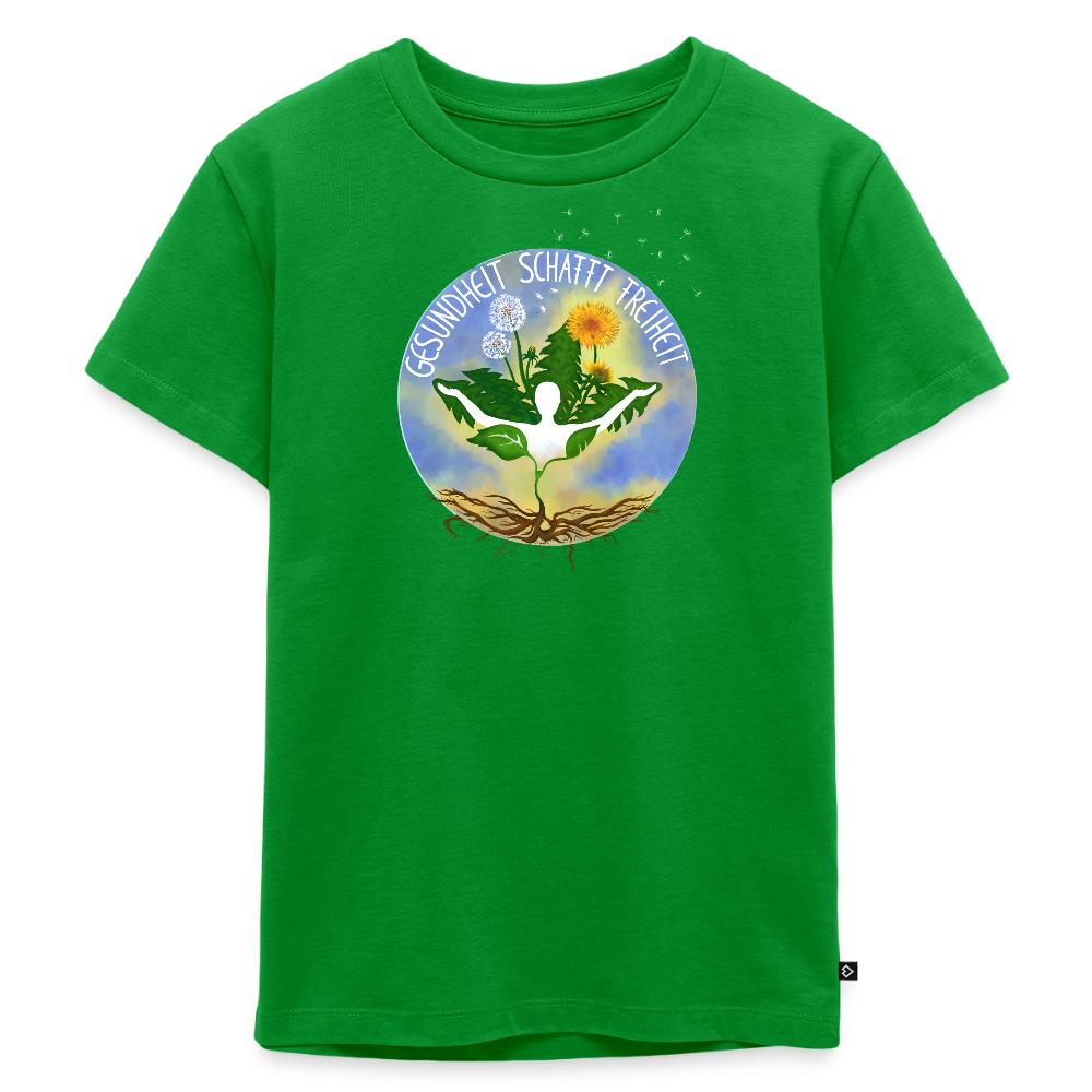 Gesundheit schafft Freiheit (Lebe es vor, ich mache es nach!) / Kinder Premium T-Shirt - Grün