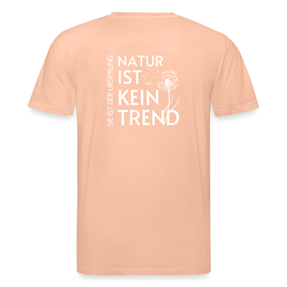 Gesundheit schafft Freiheit (Natur ist kein Trend) / 100% Bio T-Shirt Herren - Pfirsich