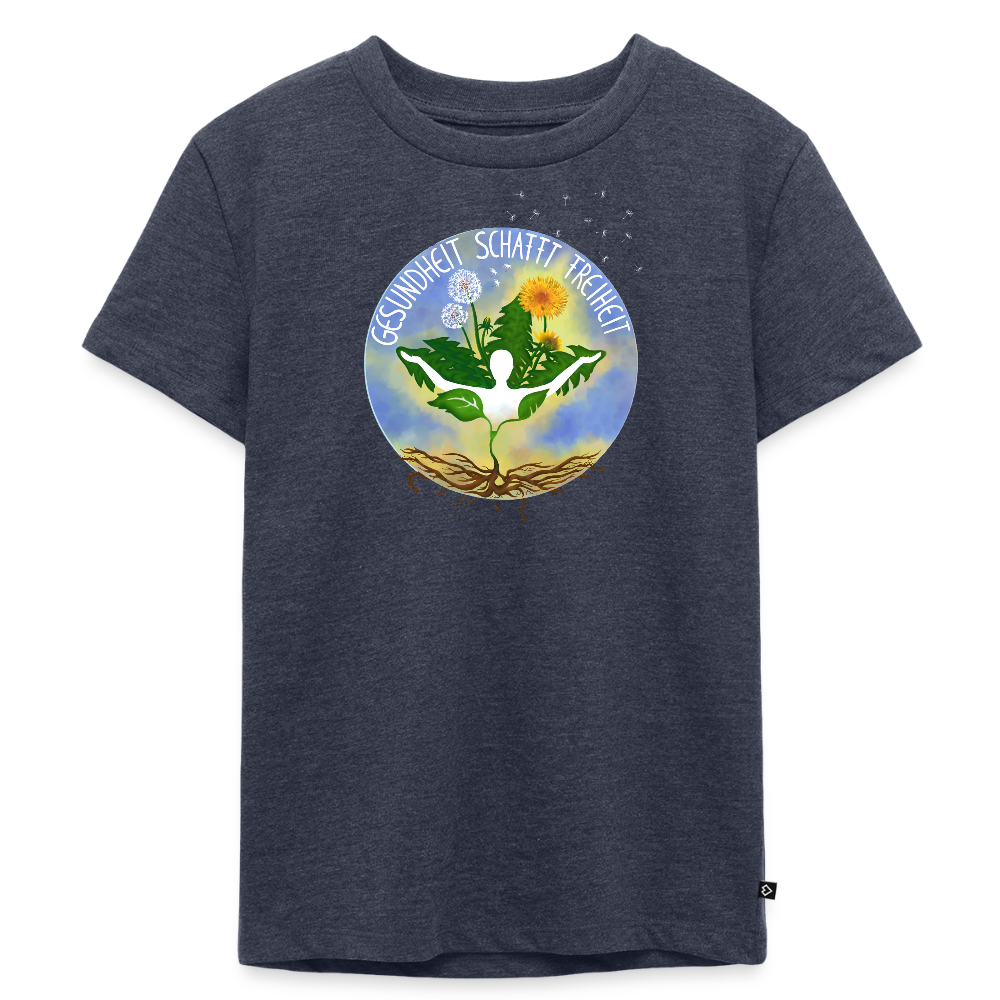 Gesundheit schafft Freiheit (Ich kann alles) / Kinder Premium T-Shirt - Jeansblau 