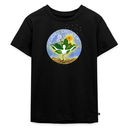 Gesundheit schafft Freiheit (Ich kann alles) / Kinder Premium T-Shirt - Schwarz