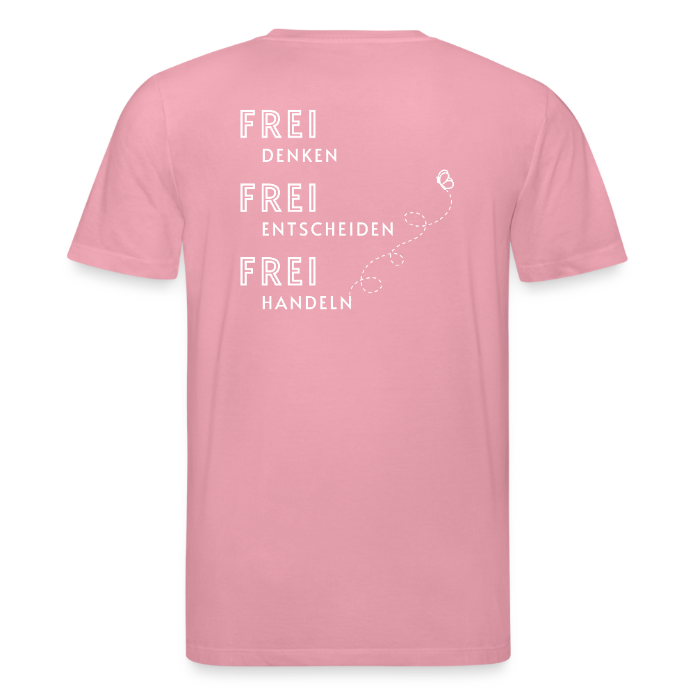 Gesundheit schafft Freiheit (FREI) / 100% Bio T-Shirt Herren - Lila Traum