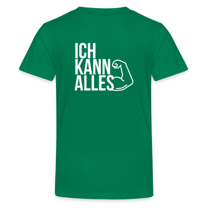 Gesundheit schafft Freiheit (Ich kann alles) / Teenager Premium T-Shirt - Kelly Green