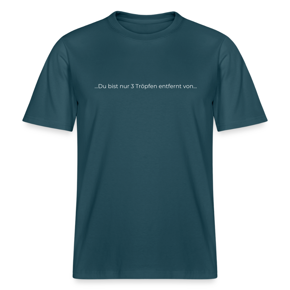 Nur 3 Trōpfen - RELAXED FIT Unisex Organic T-Shirt - Dunkles Petrol