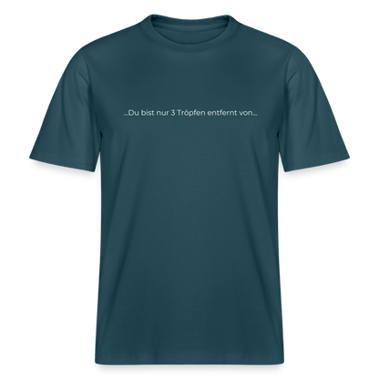 Nur 3 Trōpfen - RELAXED FIT Unisex Organic T-Shirt - Dunkles Petrol
