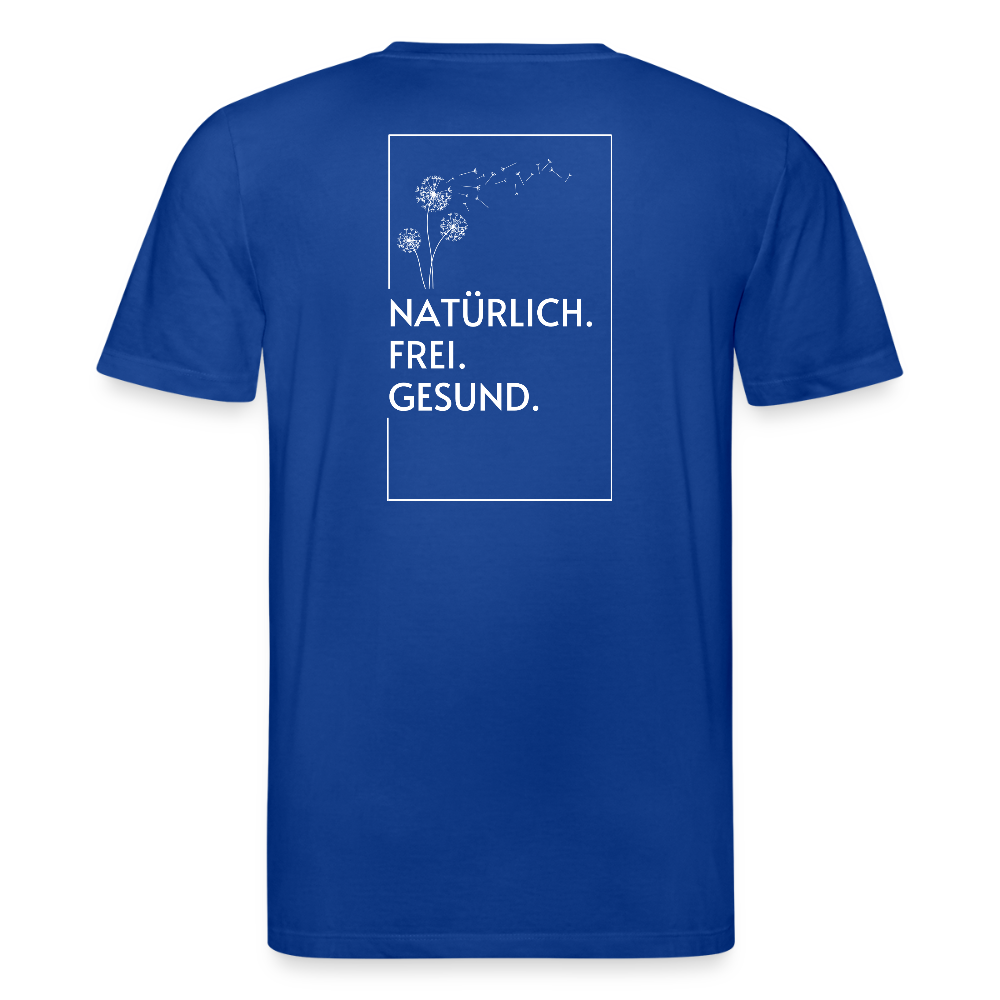 Gesundheit schafft Freiheit (Natürlich) / 100% Bio T-Shirt Herren - Dunkelblau