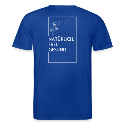 Gesundheit schafft Freiheit (Natürlich) / 100% Bio T-Shirt Herren - Dunkelblau