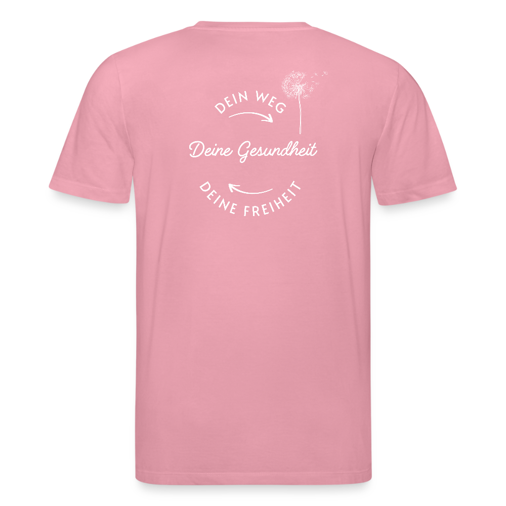 Gesundheit schafft Freiheit (Dein Weg) / 100% Bio T-Shirt Herren - Lila Traum