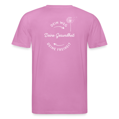 Gesundheit schafft Freiheit (Dein Weg) / 100% Bio T-Shirt Herren - Pink