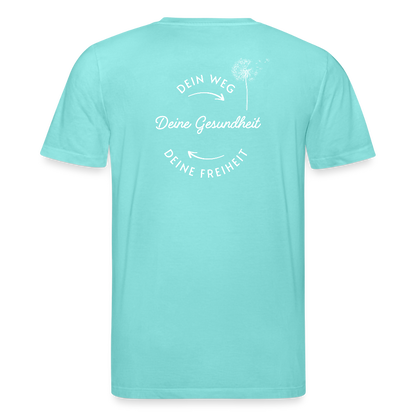 Gesundheit schafft Freiheit (Dein Weg) / 100% Bio T-Shirt Herren - Poolblau